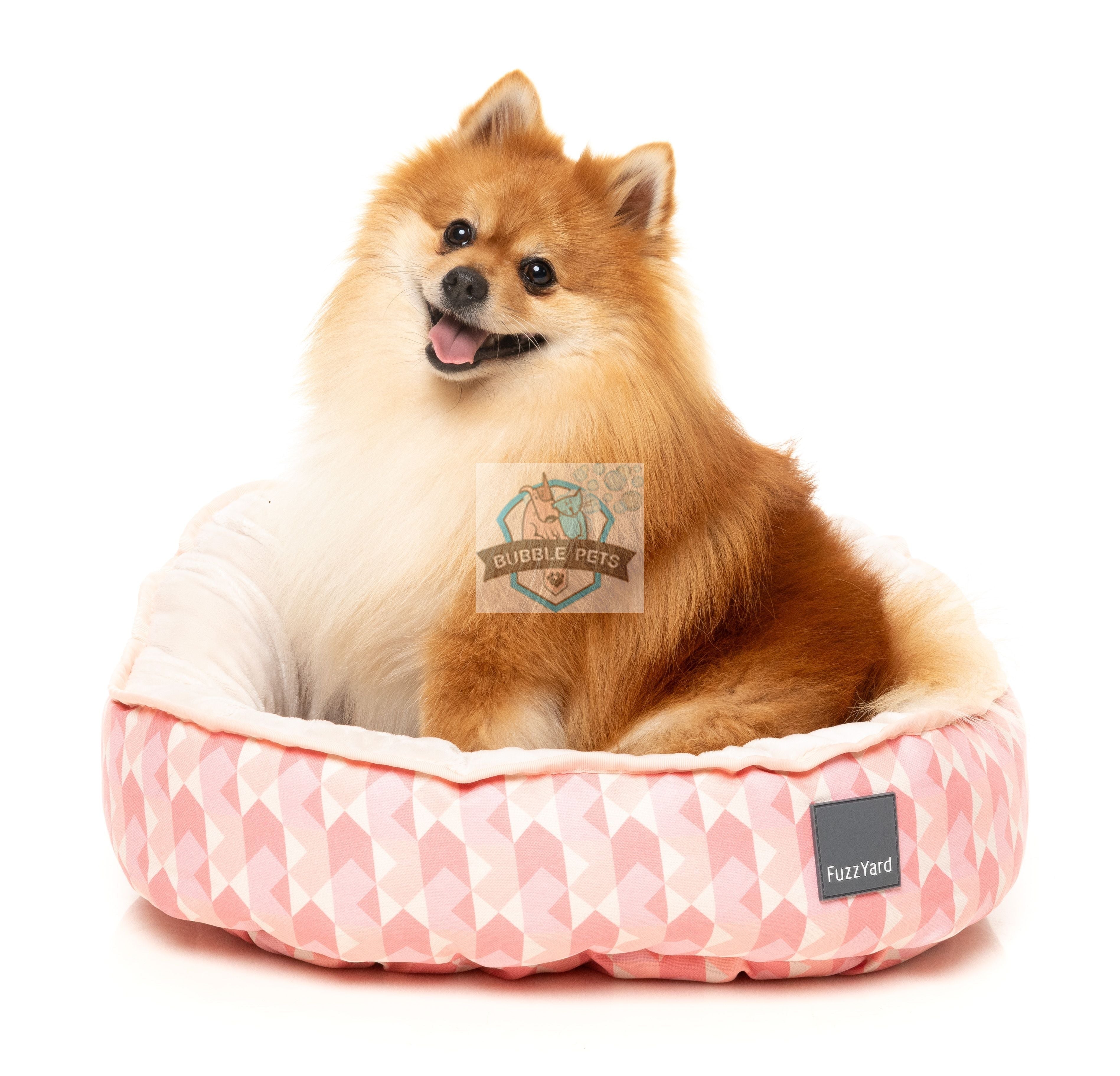 FuzzYard Reversible Pet Bed (Pink Lemonade)