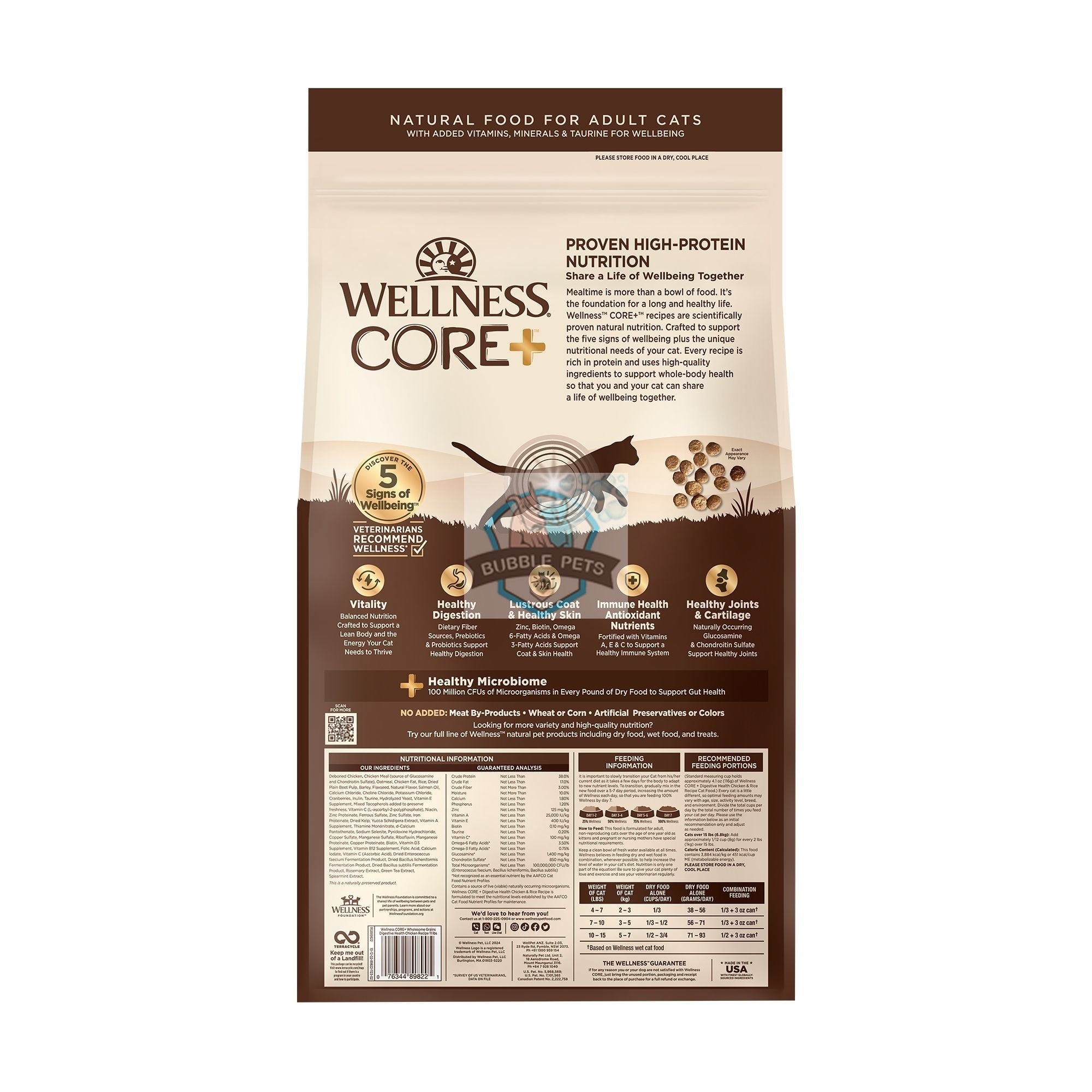 Wellness CORE Indoor Deboned Chicken, Turkey & Chicken Meals Dry Cat Food