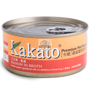 Kakato Salmon in Broth Canned Cat & Dog Food