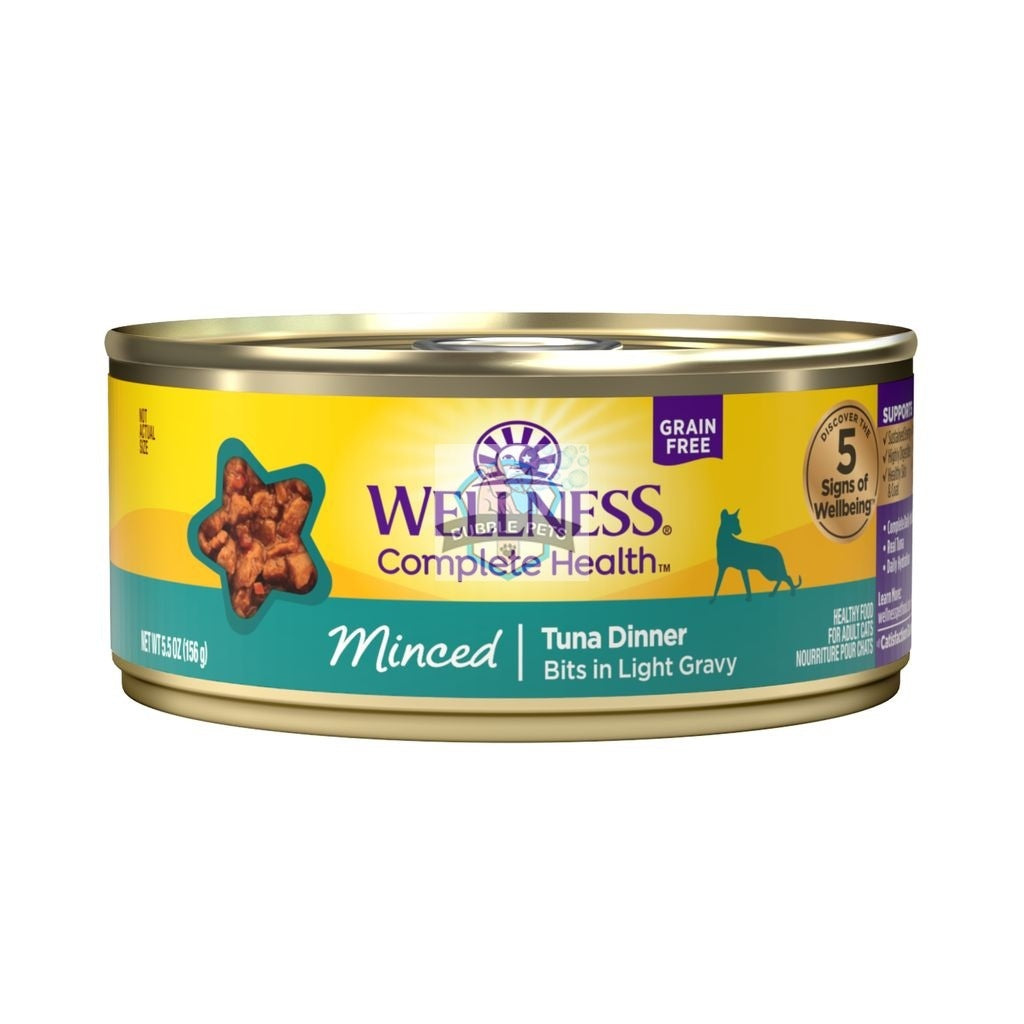 Wellness Complete Health Minced Tuna Dinner Canned Cat Food