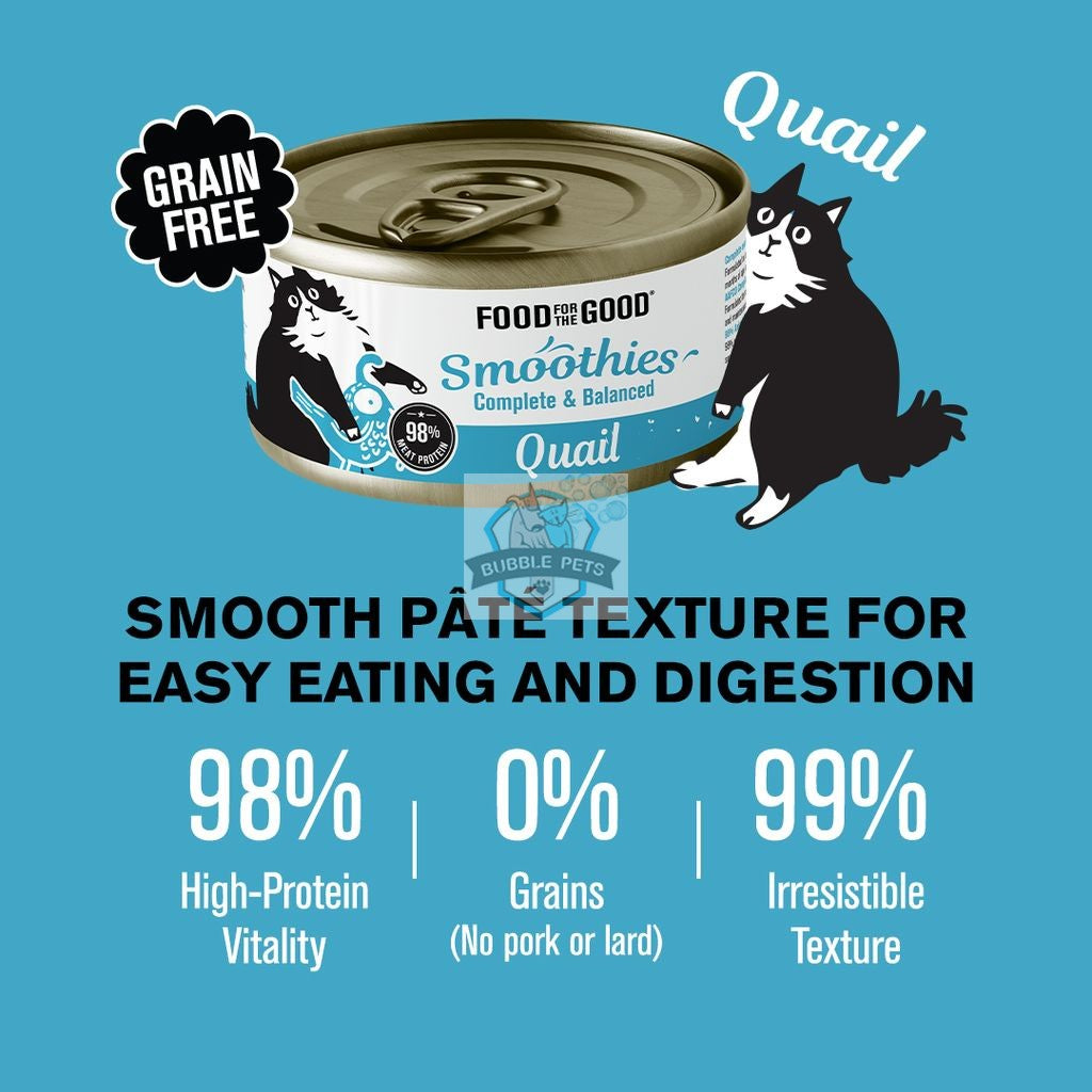 Food For The Good Quail Smoothies Cat Canned Food