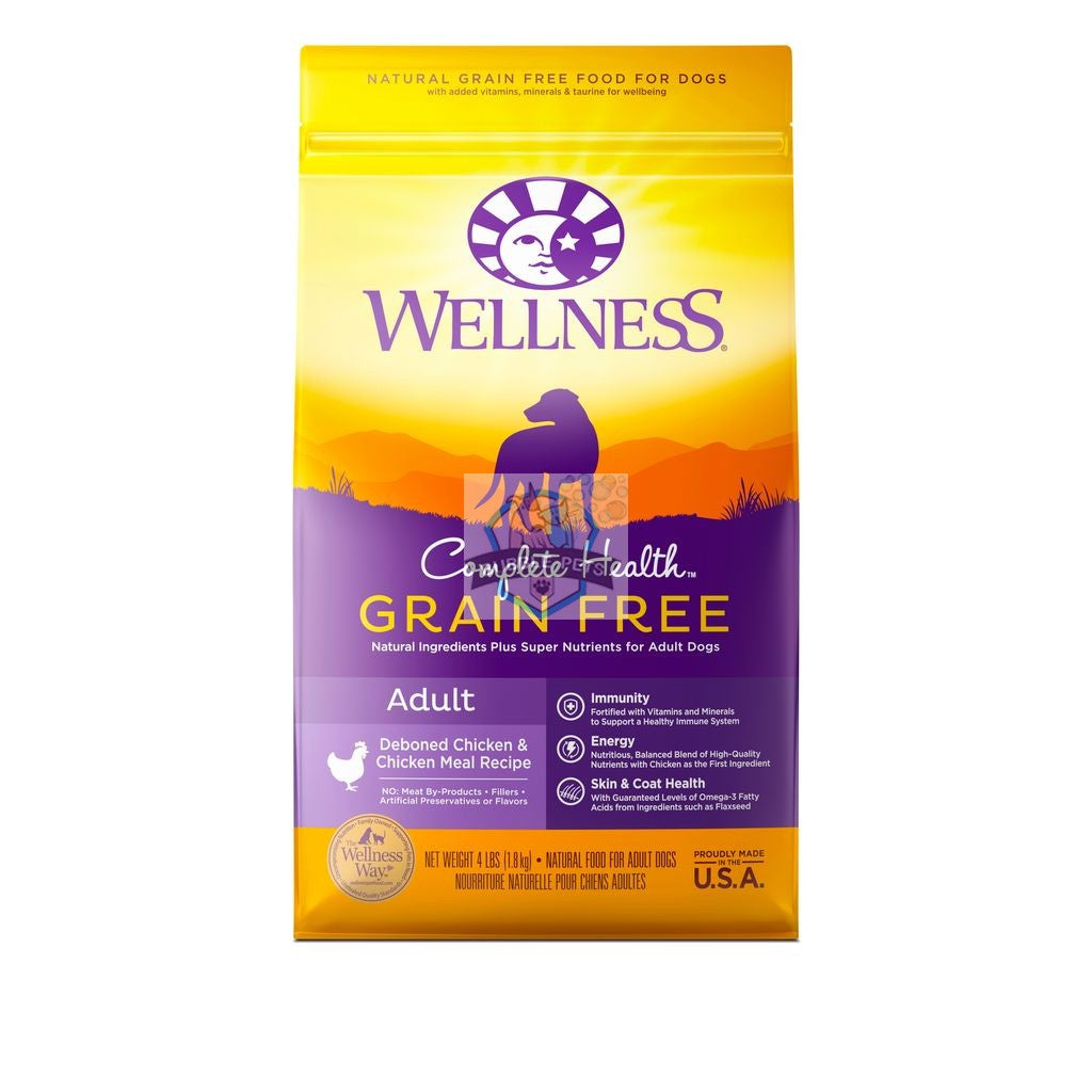 Wellness Complete Health Grain Free Adult Deboned Chicken & Chicken Meal Recipe Dry Dog Food
