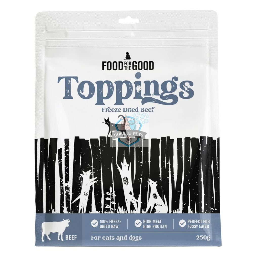 Food For The Good Freeze-Dried Beef Toppings for Dogs & Cats