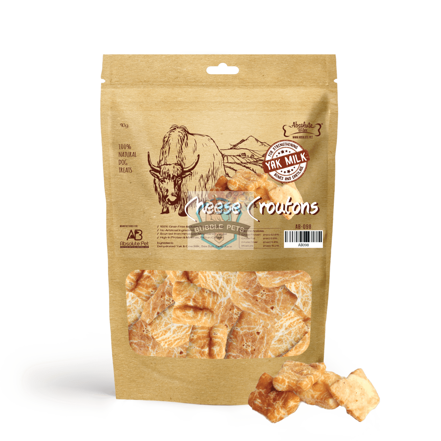 Absolute Bites Cheese Croutons