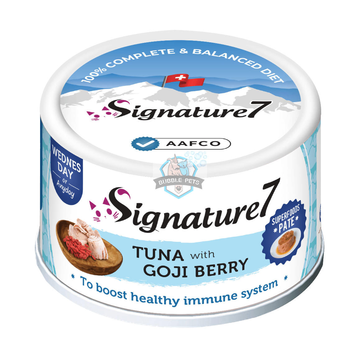 Signature7 Cat Wet Can - Tuna with Goji Berry For Immune System