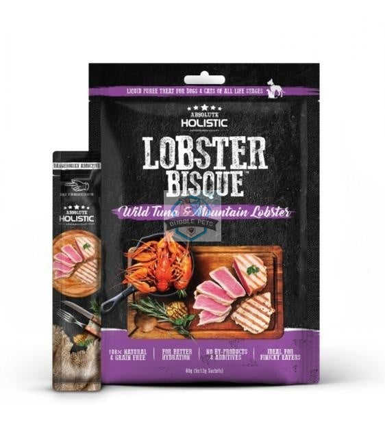 CLEARANCE PROMO Absolute Holistic Lobster Bisque (Tuna & Mountain Lobster) Cat and Dog Treats