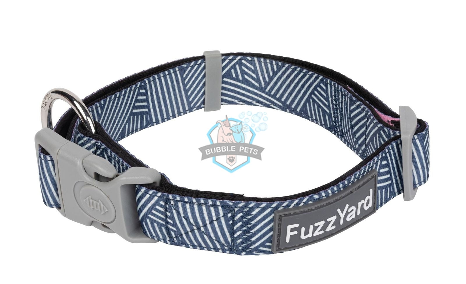 15% OFF FuzzYard Pet Collar - Thornbury Aegean Blue