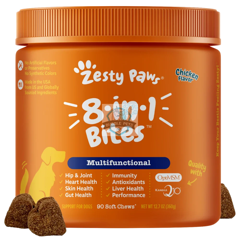Zesty Paws 8-in-1 Multifunctional Bites for Dogs