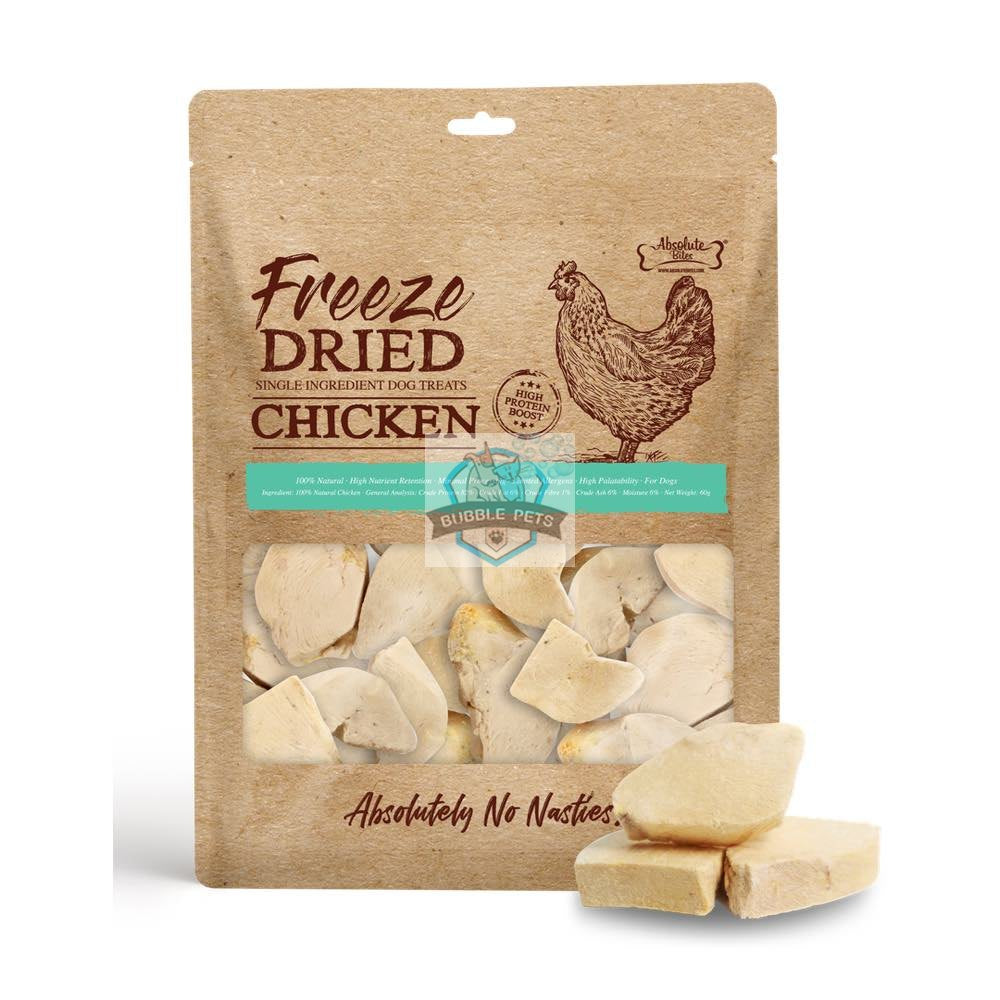 Absolute Bites Freeze Dried Chicken Treats - 60g