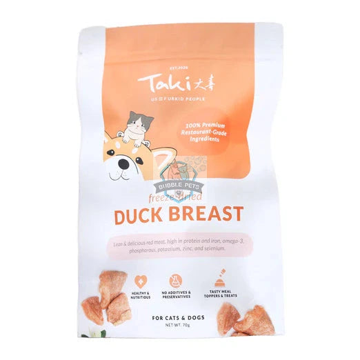 Taki Duck Breast Grain-Free Freeze-Dried Treats For Cats & Dogs 50g