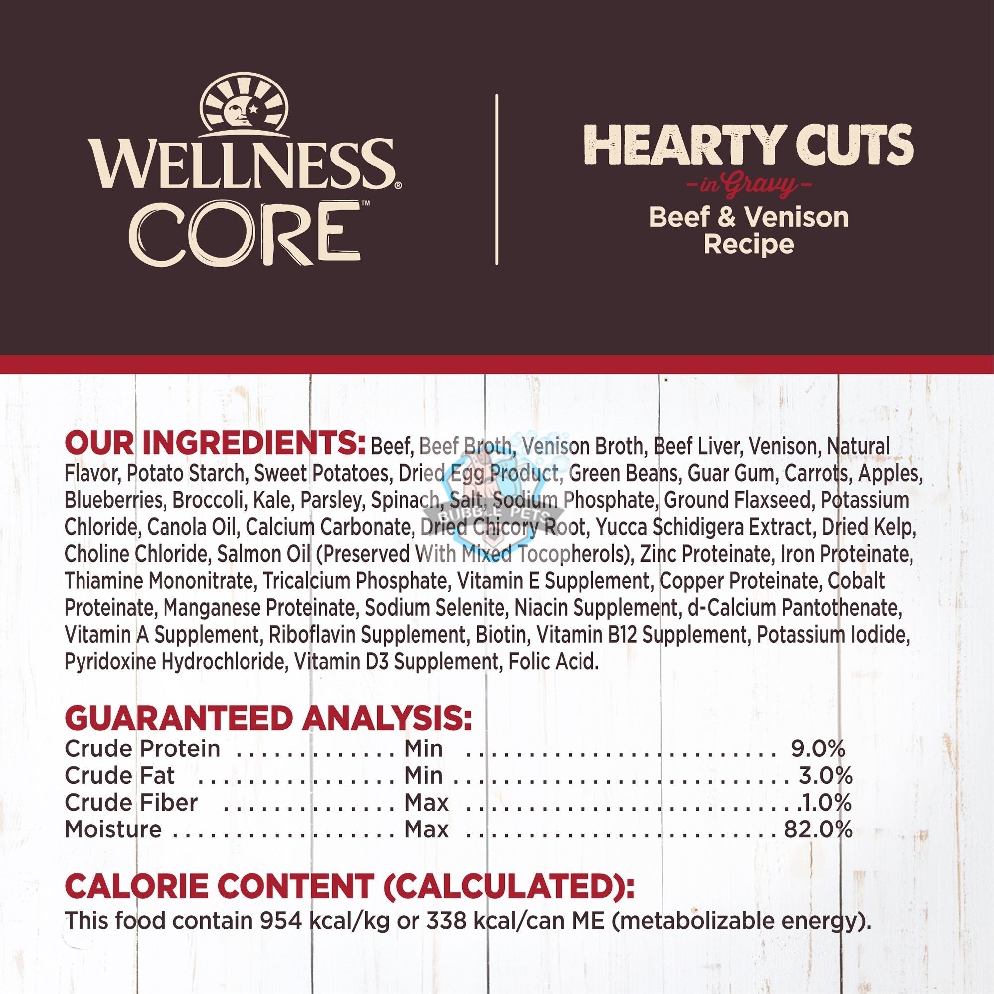 Wellness CORE Grain-Free Hearty Cuts in Gravy Gravy Beef & Venison Wet Dog Food