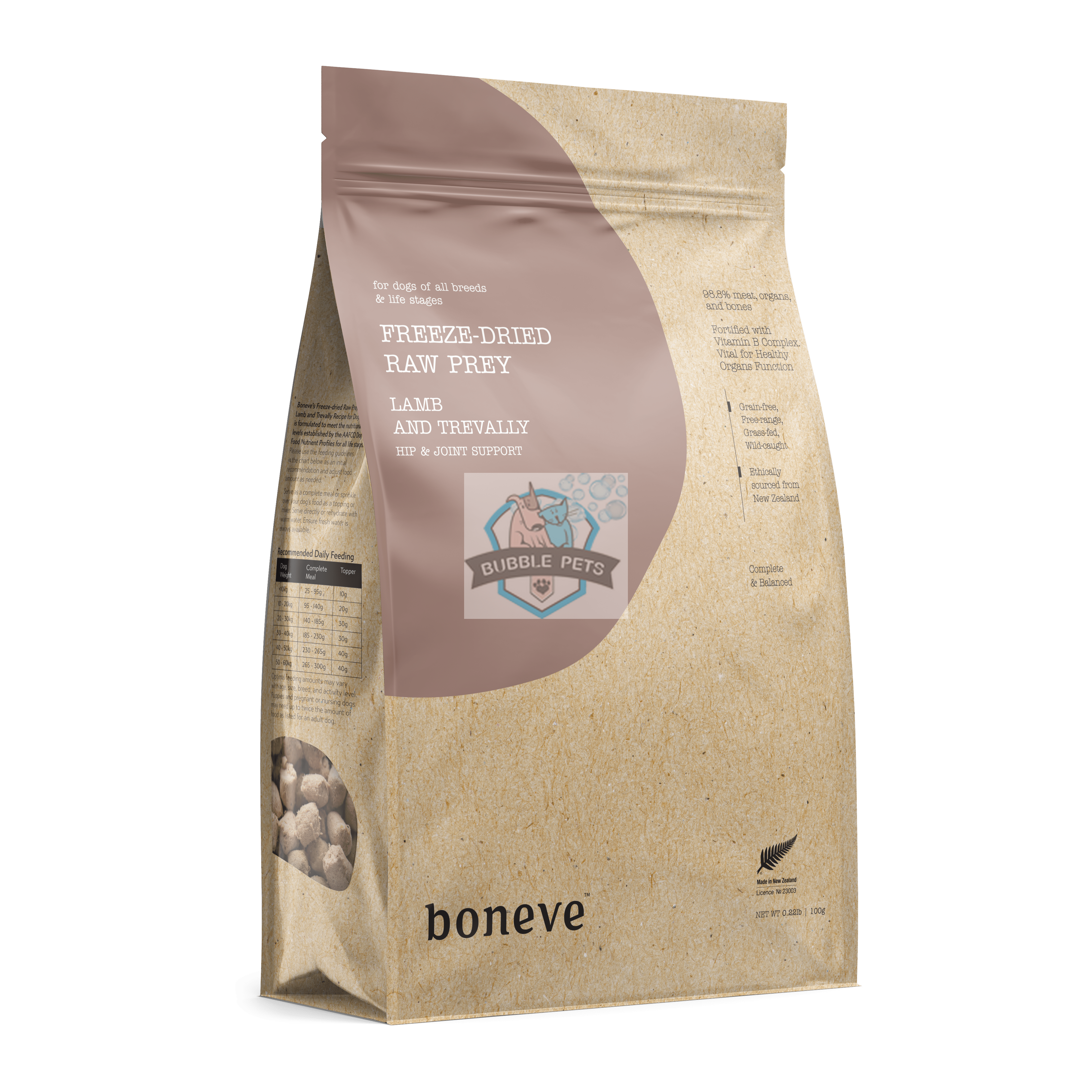 PROMO: ANY 2 FOR $105 Boneve Freeze Dried Food 340g