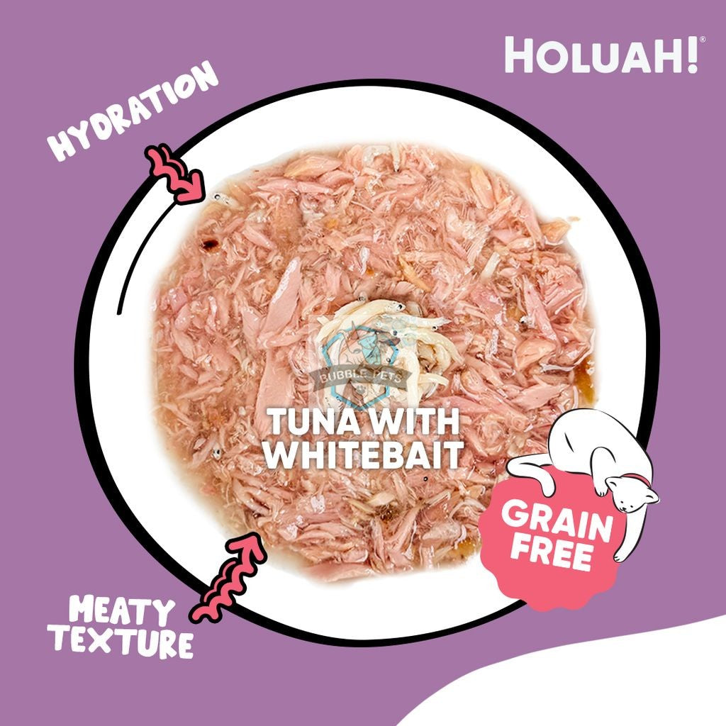 NEW: Holuah! Tuna with Whitebait Gravy Canned Cat Food