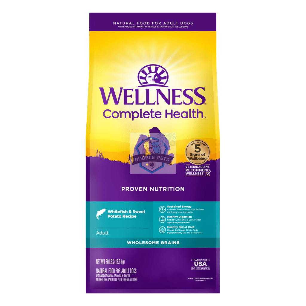 Wellness Complete Health Adult Whitefish and Sweet Potato Dry Dog Food