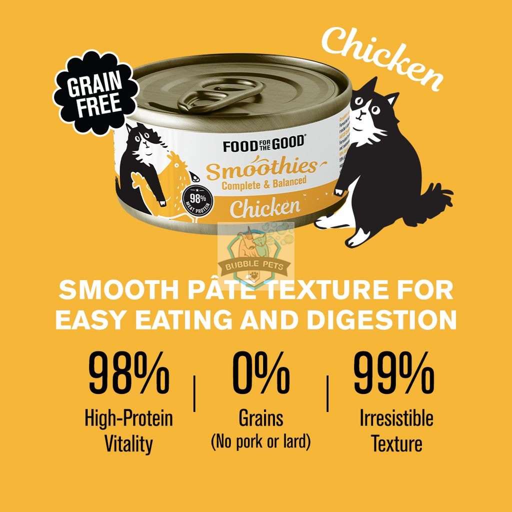 Food For The Good Chicken Smoothies Cat Canned Food