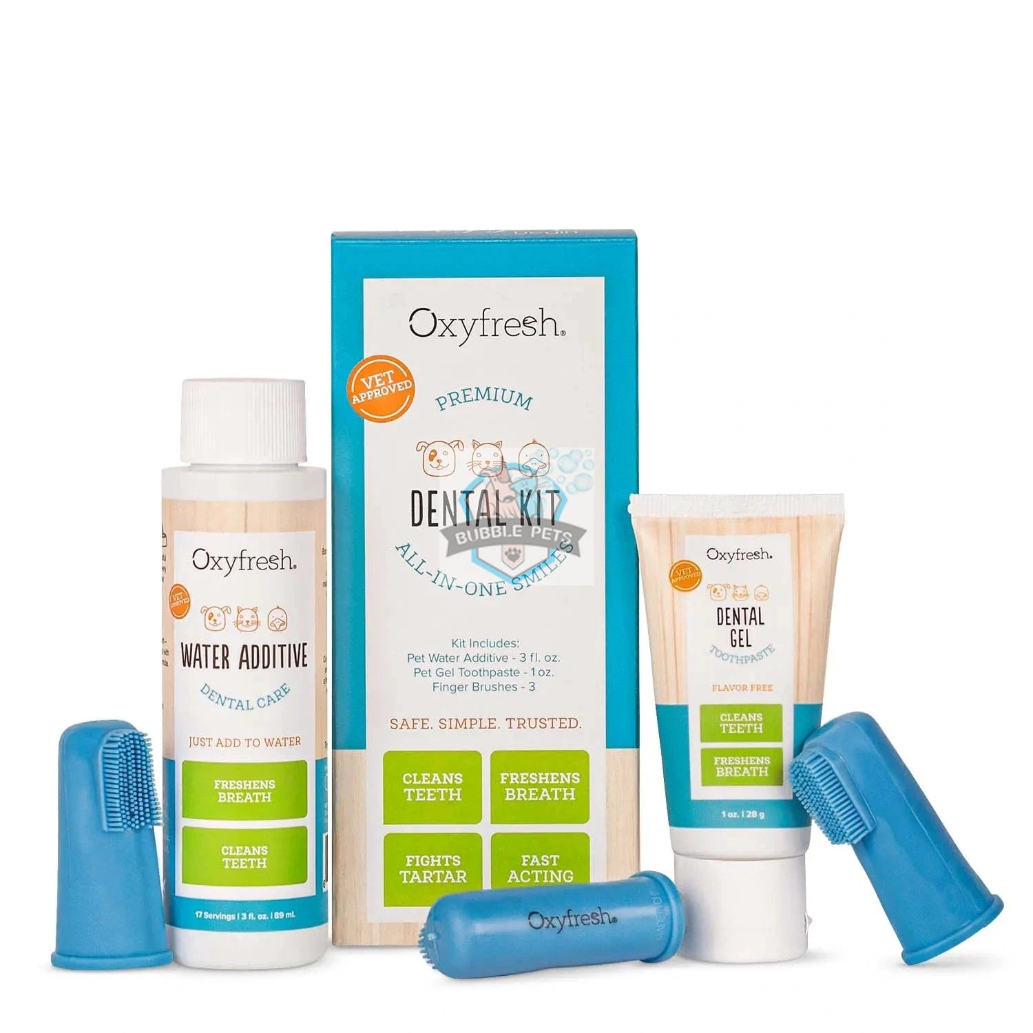 Oxyfresh Pet Dental Kit for Cats and Dogs