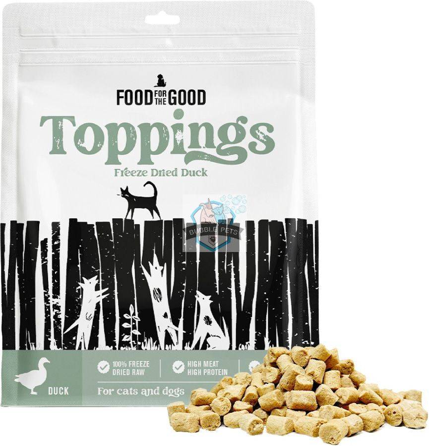 Food For The Good Freeze-Dried Duck Toppings for Dogs & Cats