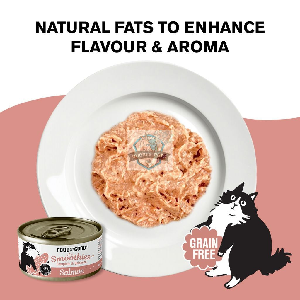 Food For The Good Salmon Smoothies Cat Canned Food