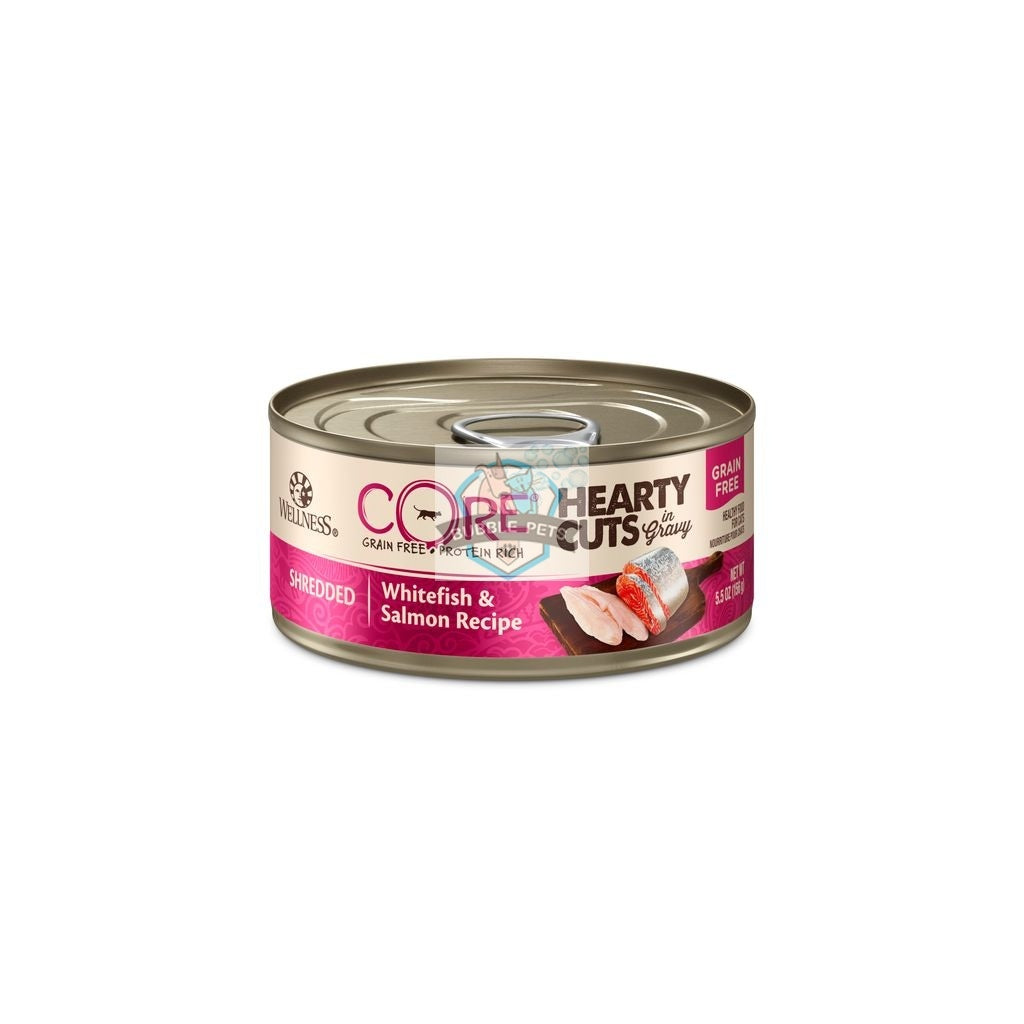 Wellness CORE Hearty Cuts Shredded Whitefish & Salmon Canned Cat Food