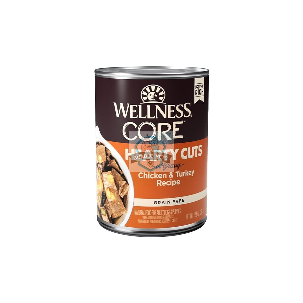 Wellness CORE Grain-Free Hearty Cuts in Gravy Chicken & Turkey Wet Dog Food