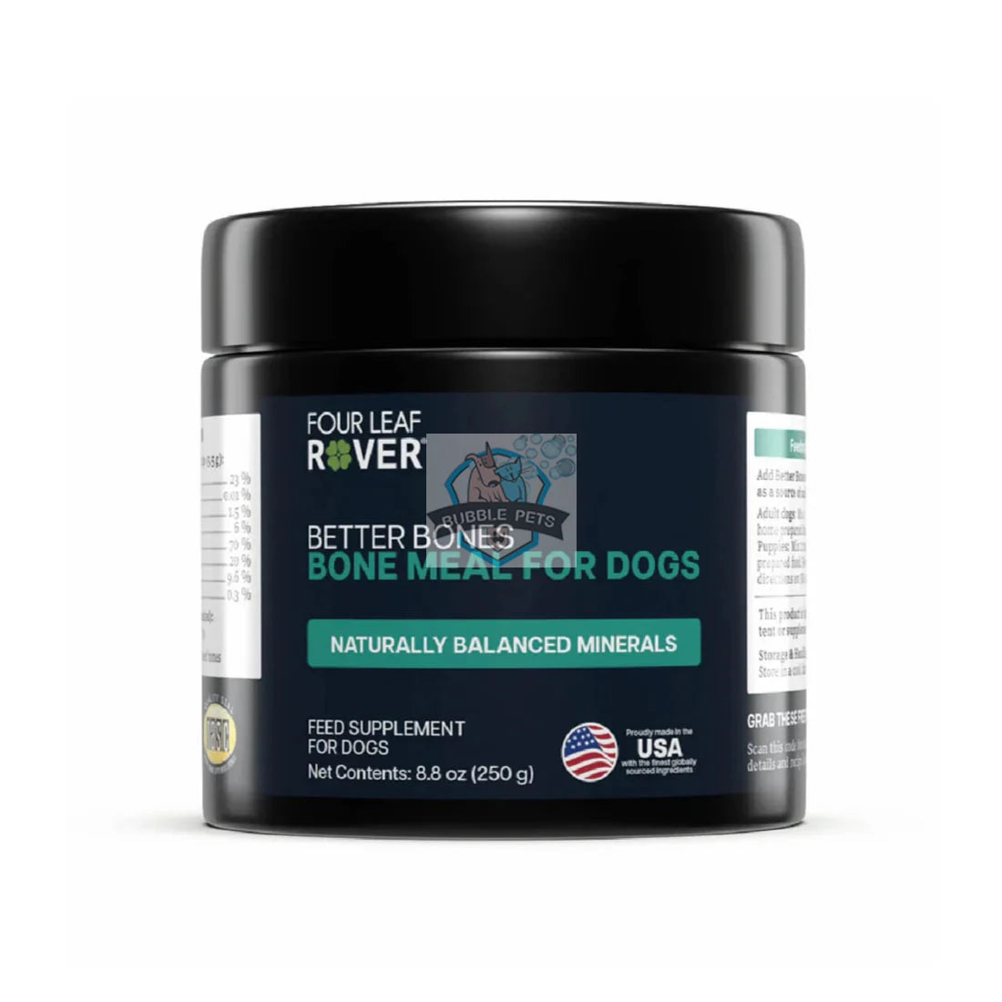 Four Leaf Rover Better Bones Dried Beef Bones Supplement for Dogs