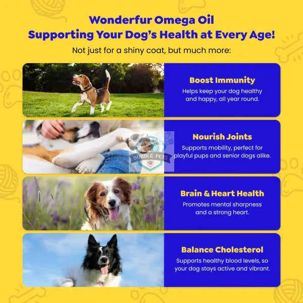 Wonderfur Super Omega Oil for Dogs & Cats (250ml)
