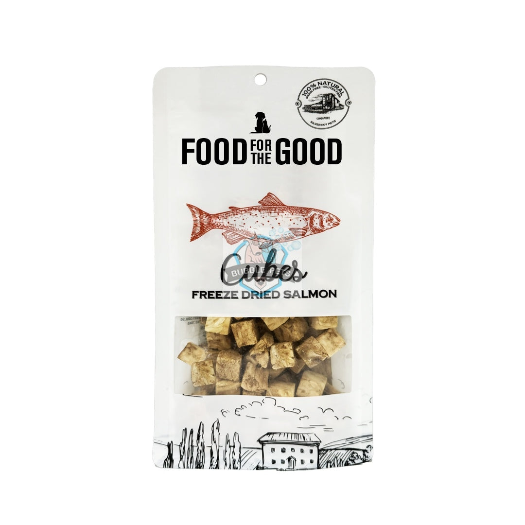 Food For The Good Freeze Dried Salmon Cubes Cat & Dog Treats