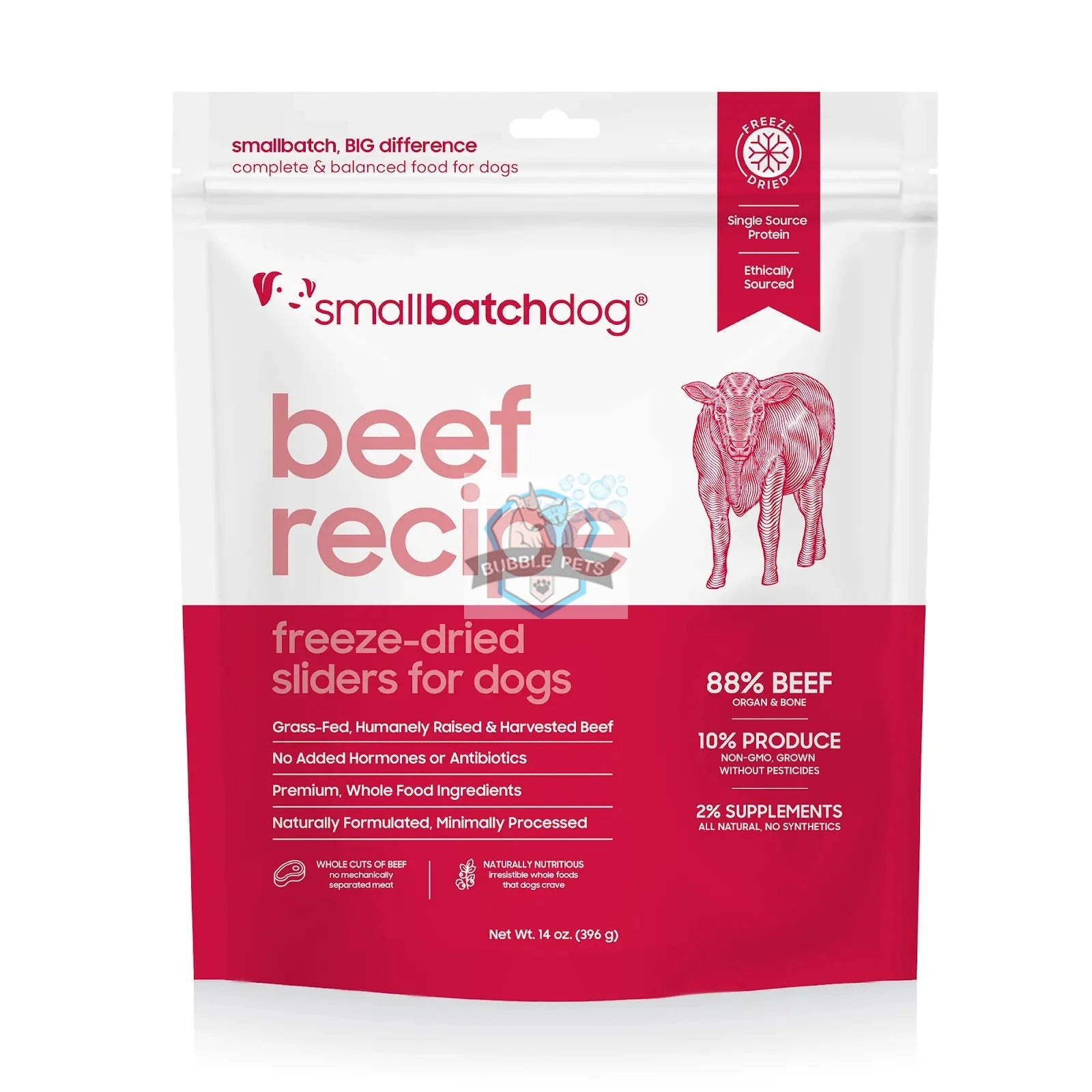 Smallbatch Beef Freeze Dried Sliders For Dogs