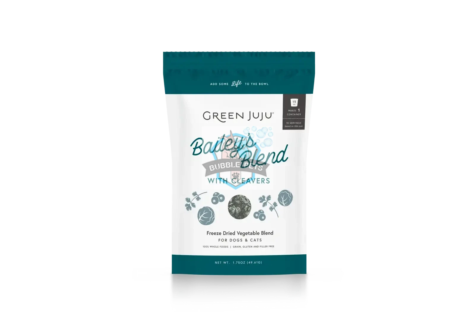 Green Juju Freeze Dried Bailey's Blend with Cleavers
