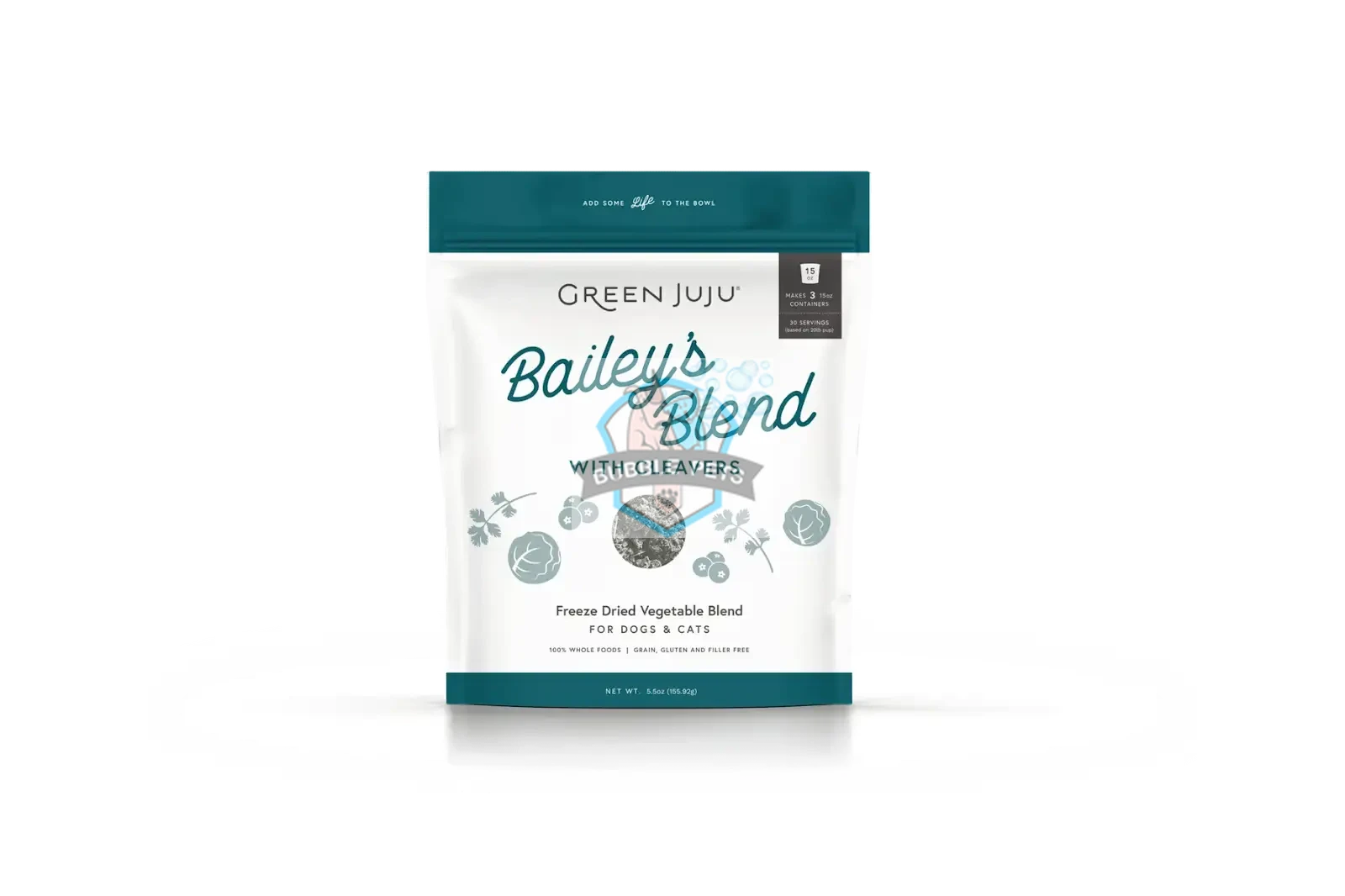 Green Juju Freeze Dried Bailey's Blend with Cleavers