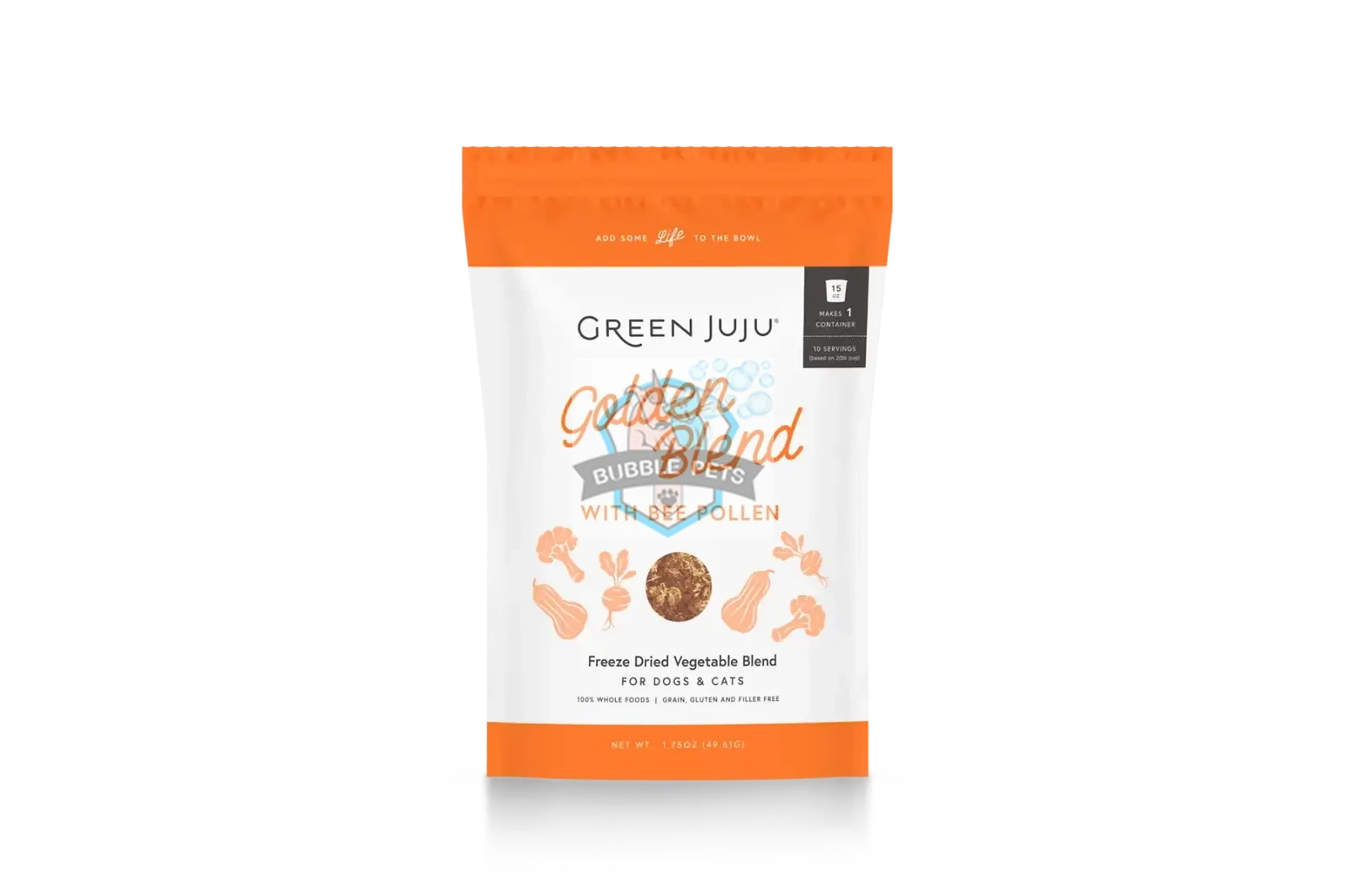 Green Juju Freeze Dried Golden Blend with Bee Pollen