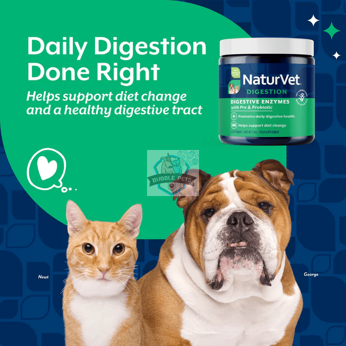 NaturVet Digestive Enzymes Plus Probiotics