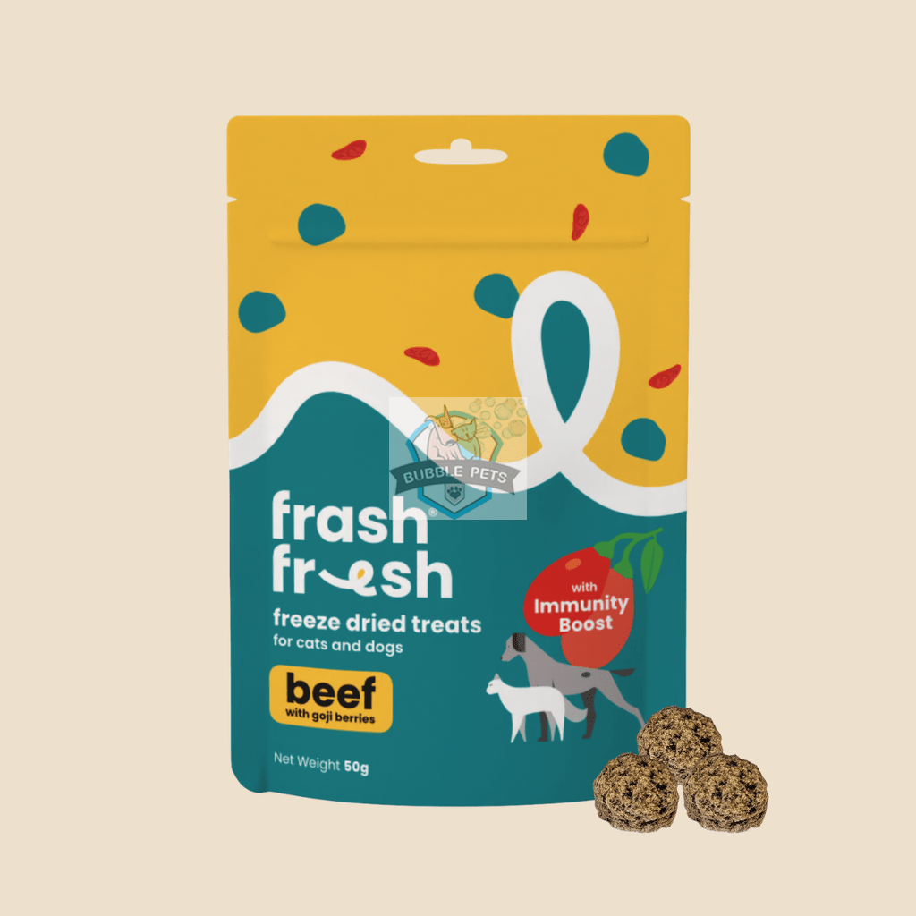 Frashfresh Freeze Dried Dog & Cat Treats (Beef with Antioxidants Boost/Immunity Boost) 50g