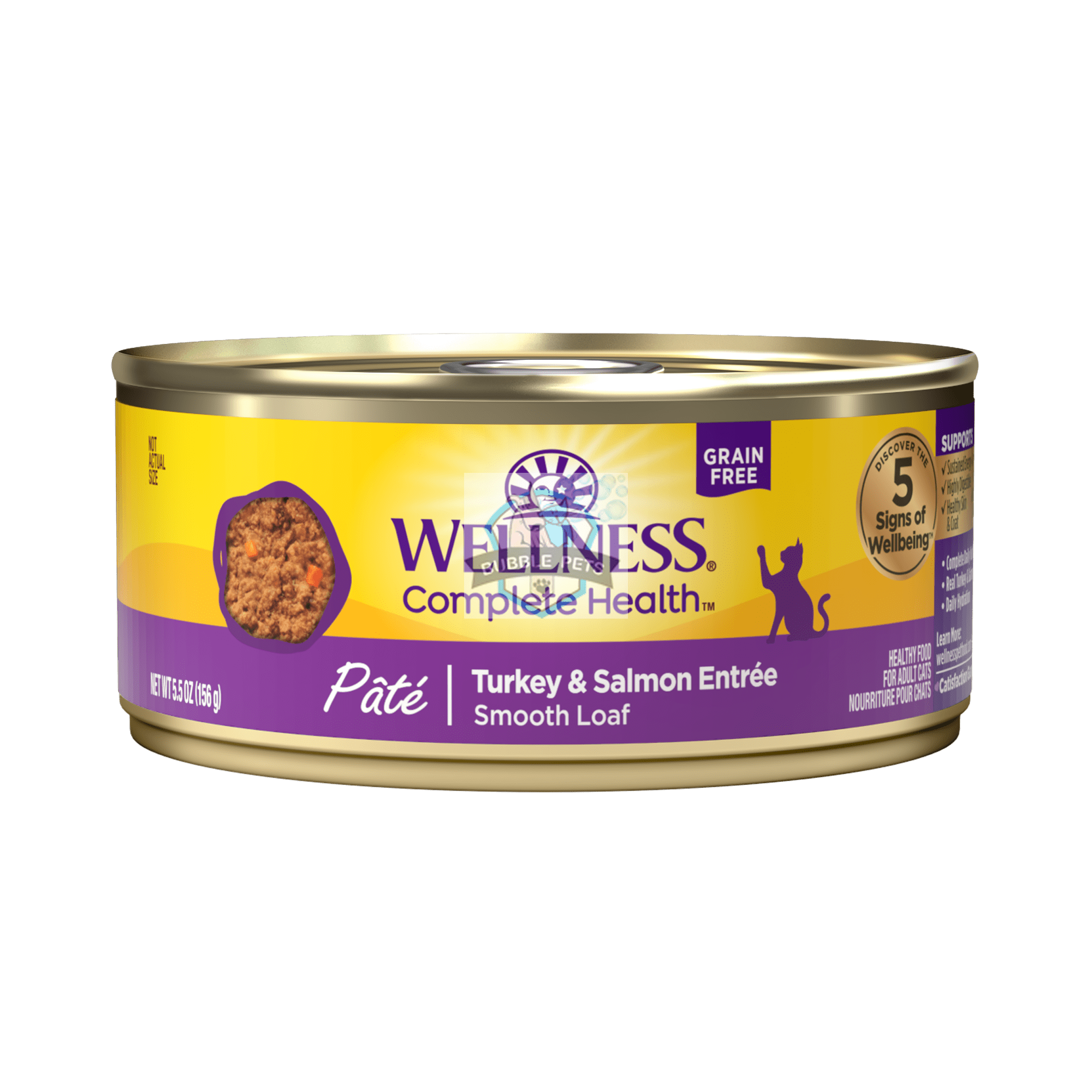 Wellness Complete Health Turkey & Salmon Pate Canned Cat Food