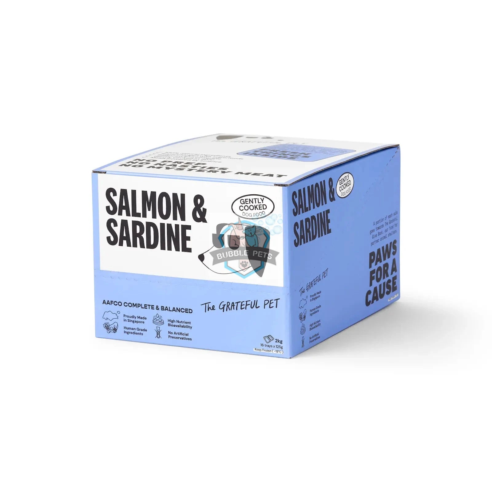 The Grateful Pet Gently Cooked (Salmon & Sardine) Fresh Frozen Dog Food