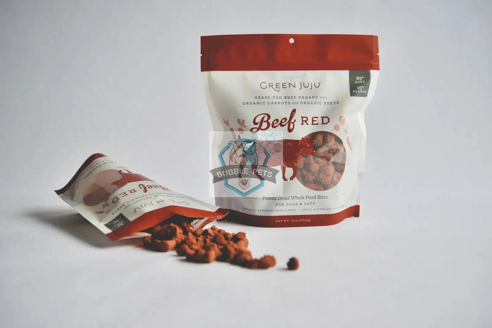 Green Juju Freeze Dried Beef Red Whole Food Bites for Pets