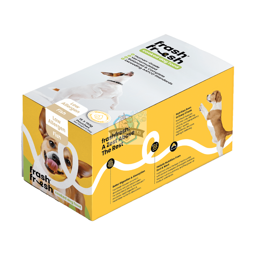 Frashfresh Cooked Low-Allergen Fish Dog Food with NutriAbsorb