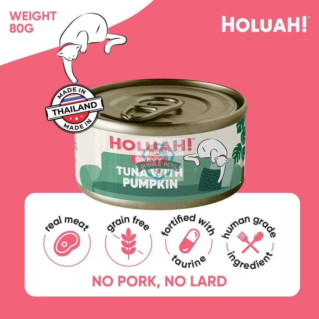 NEW: Holuah! Tuna with Pumpkin Gravy Canned Cat Food