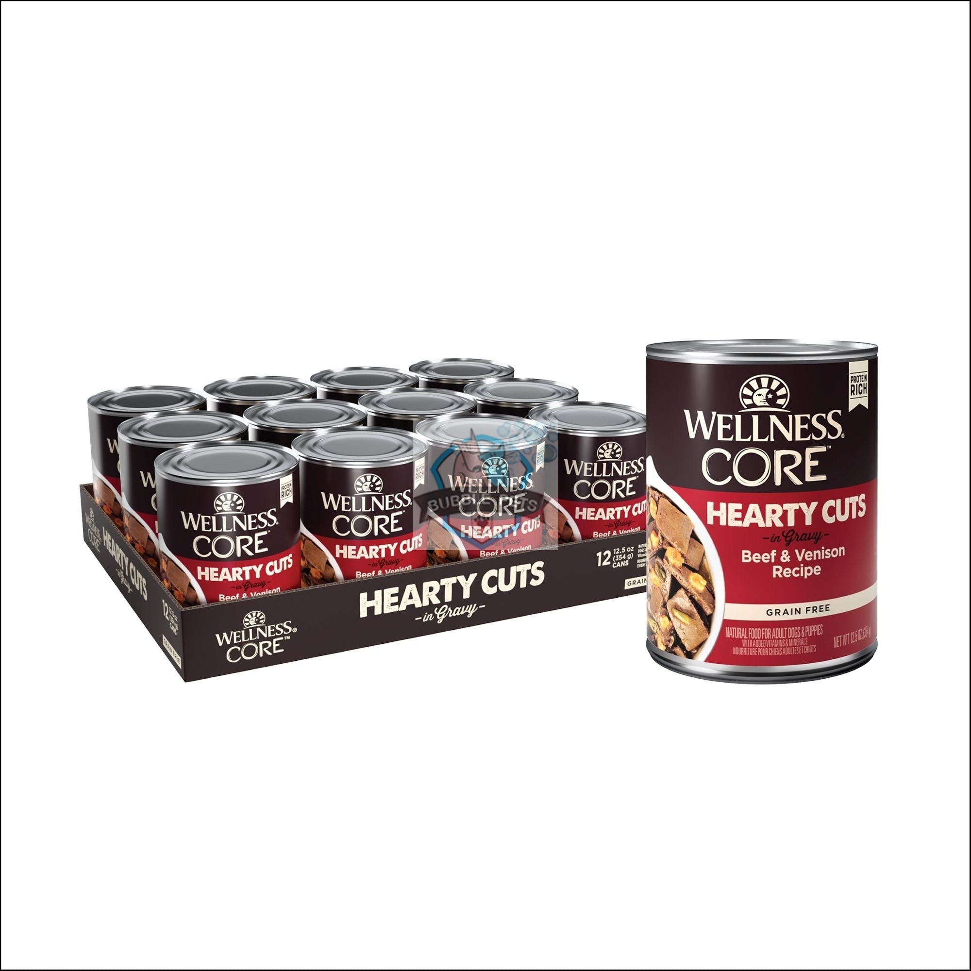 Wellness CORE Grain-Free Hearty Cuts in Gravy Gravy Beef & Venison Wet Dog Food