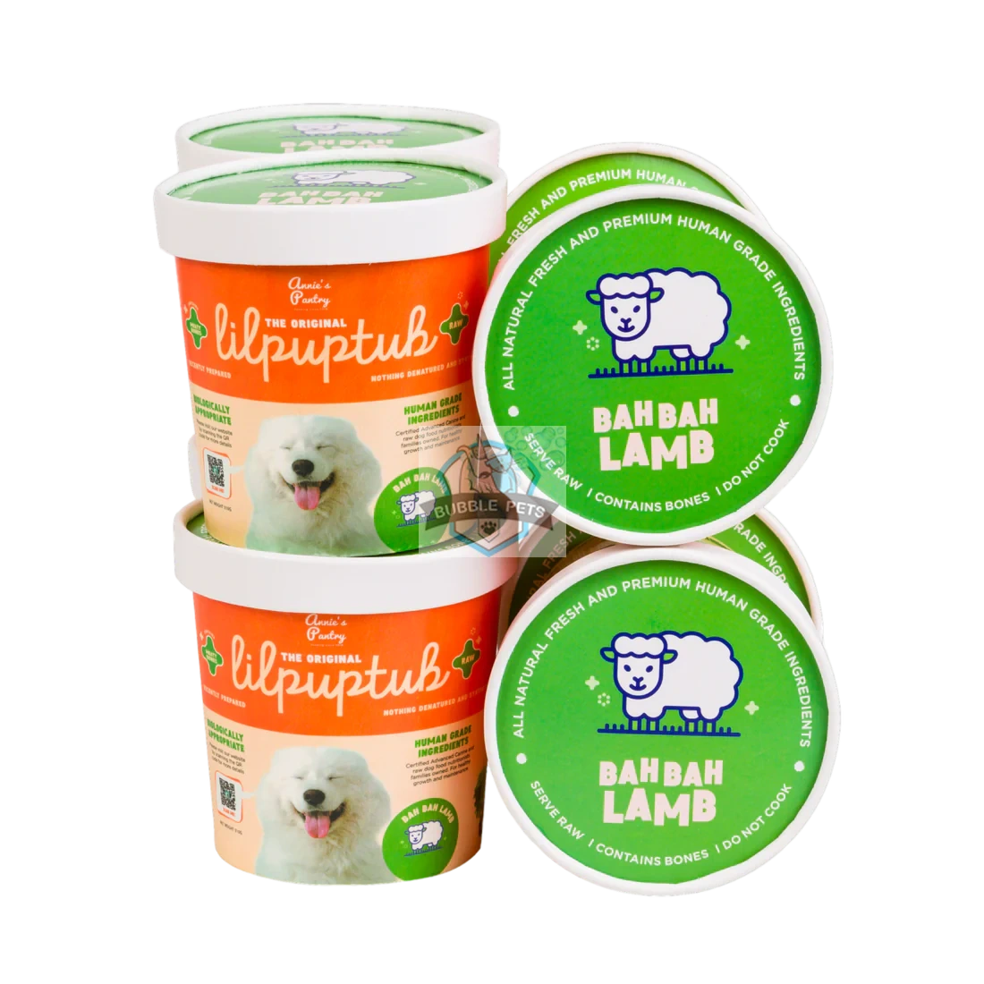 Annie's Pantry LilPupTubs Raw Dog Food (Bah Bah Lamb)