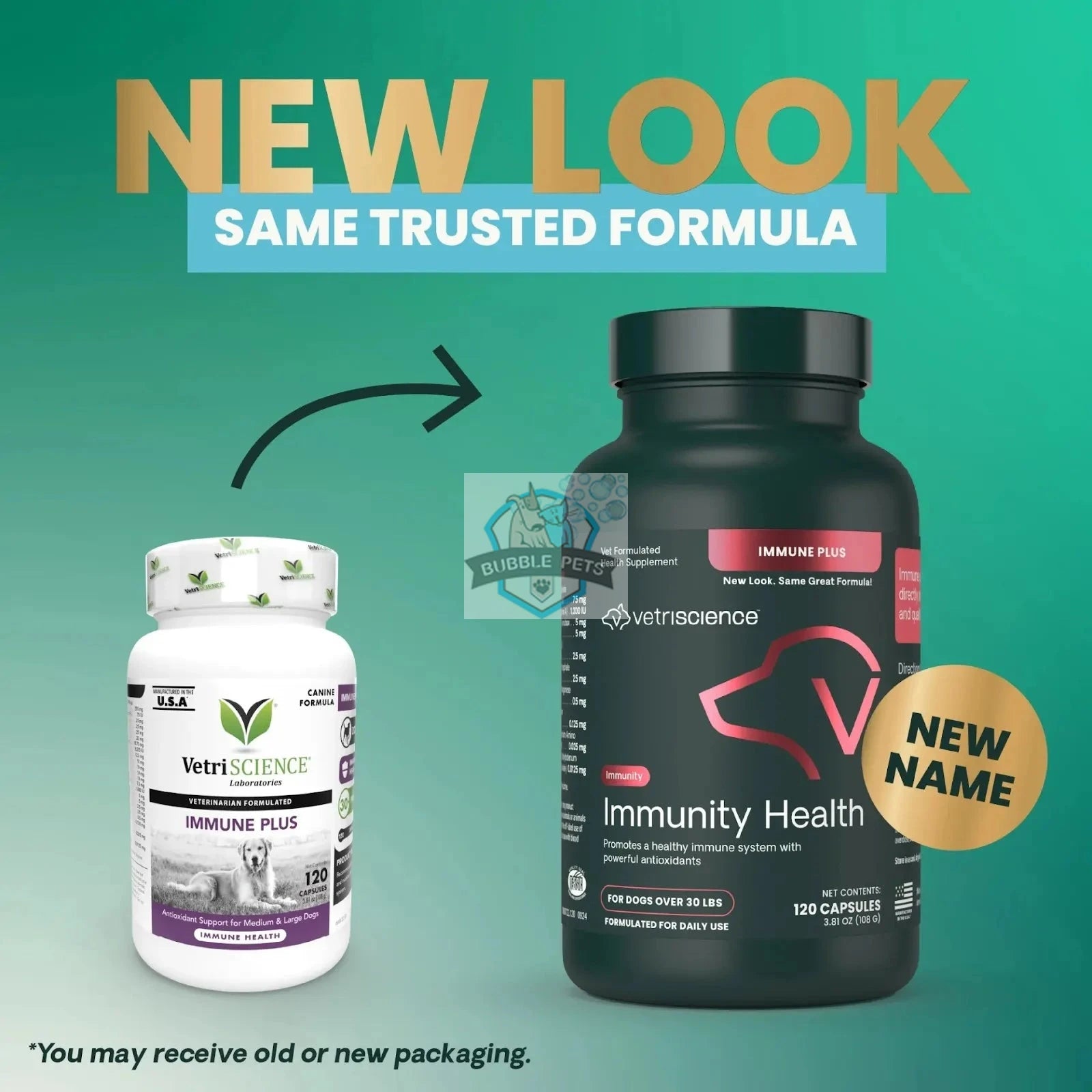 VetriScience® - Immune Health Support for Large  Dogs (120 capsules)