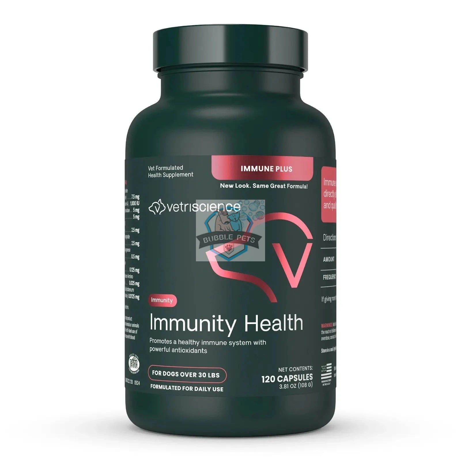 VetriScience® - Immune Health Support for Large  Dogs (120 capsules)