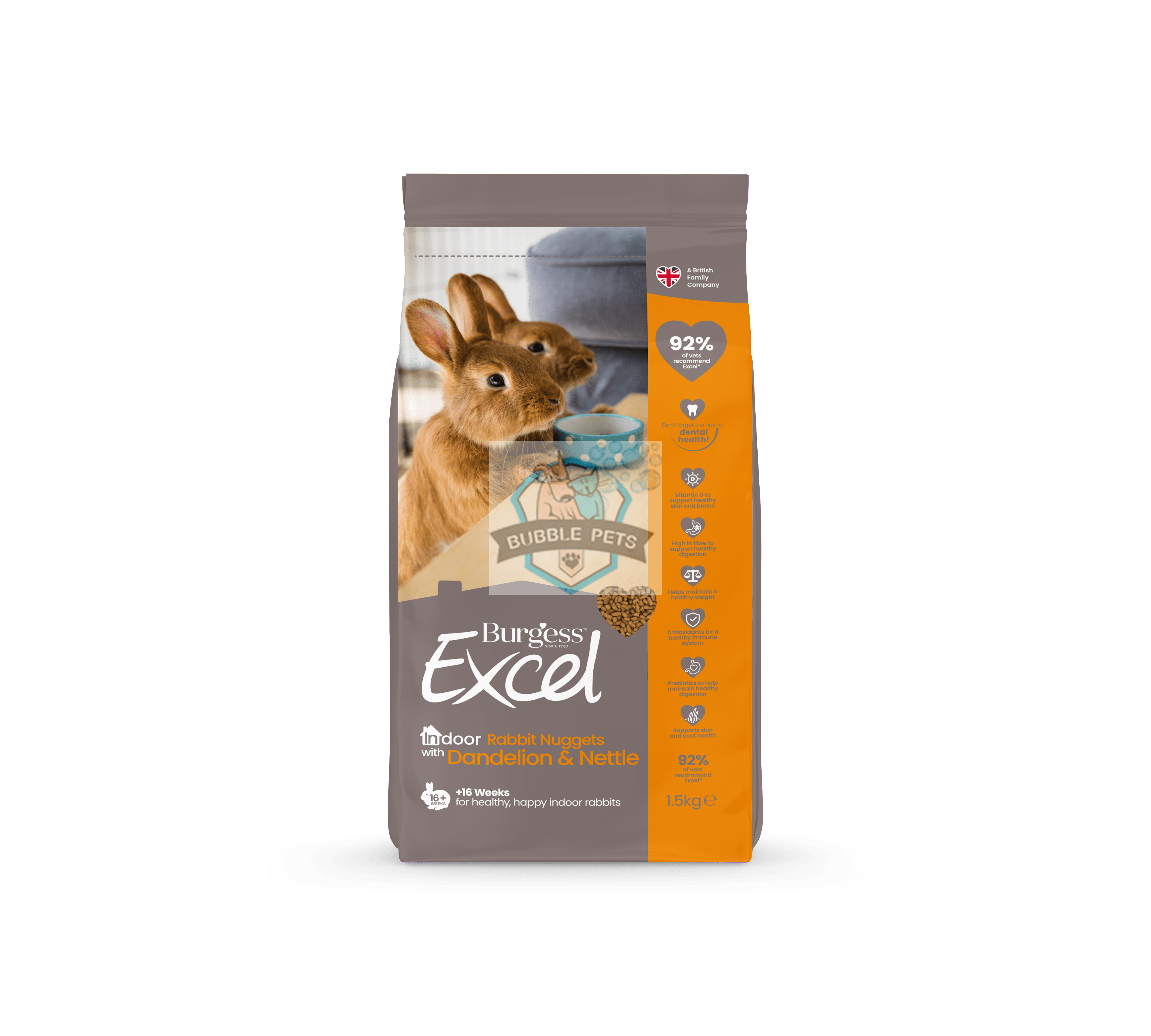 Burgess Excel Rabbit Nuggets (Indoor 1.5kg)