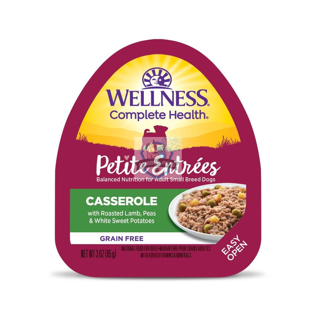 Wellness Petite Entrees Casserole With Roasted Lamb, Peas & White Sweet Potatoes Wet Dog Food