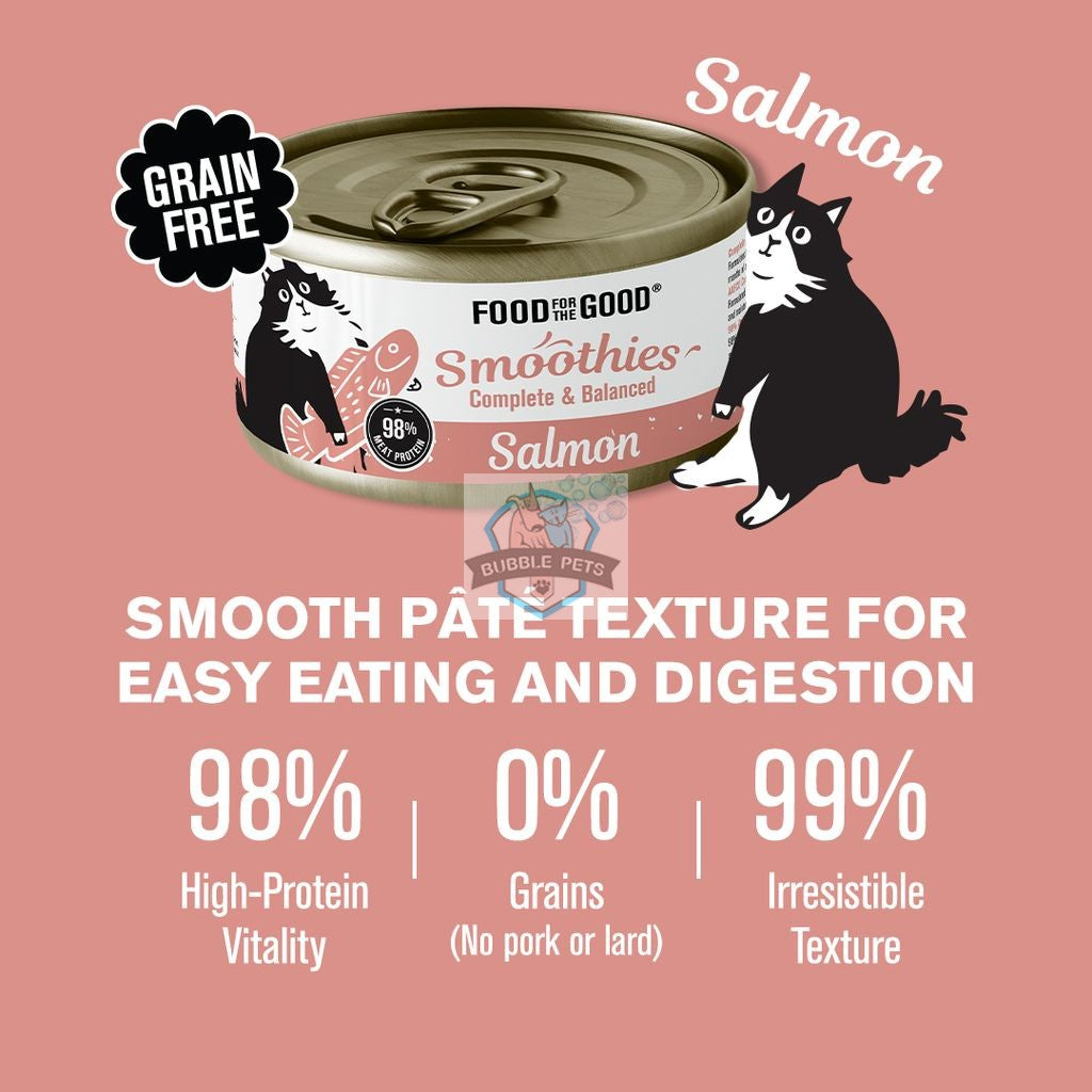Food For The Good Salmon Smoothies Cat Canned Food