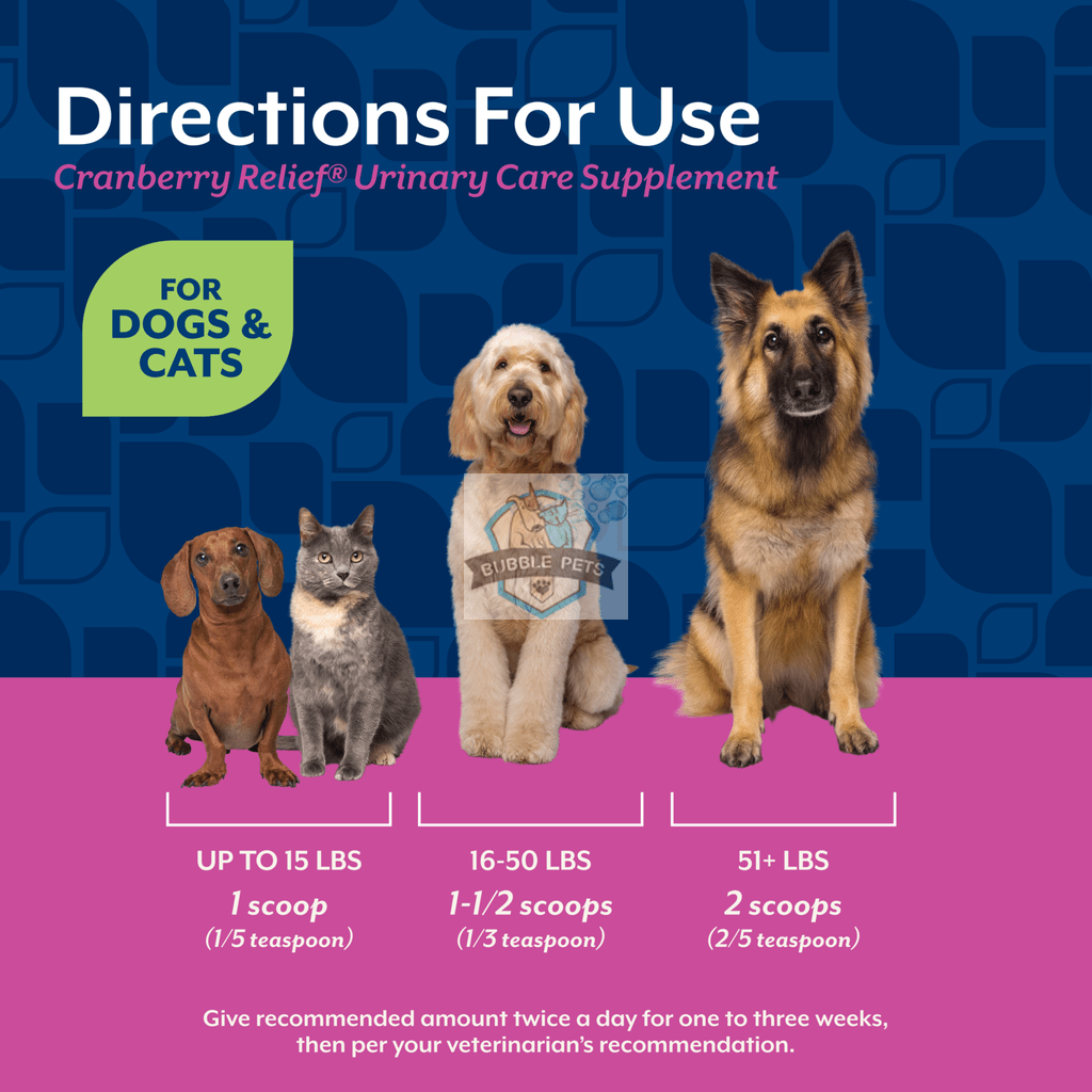 NaturVet Cranberry Relief® Plus Echinacea Powder For Dogs & Cats