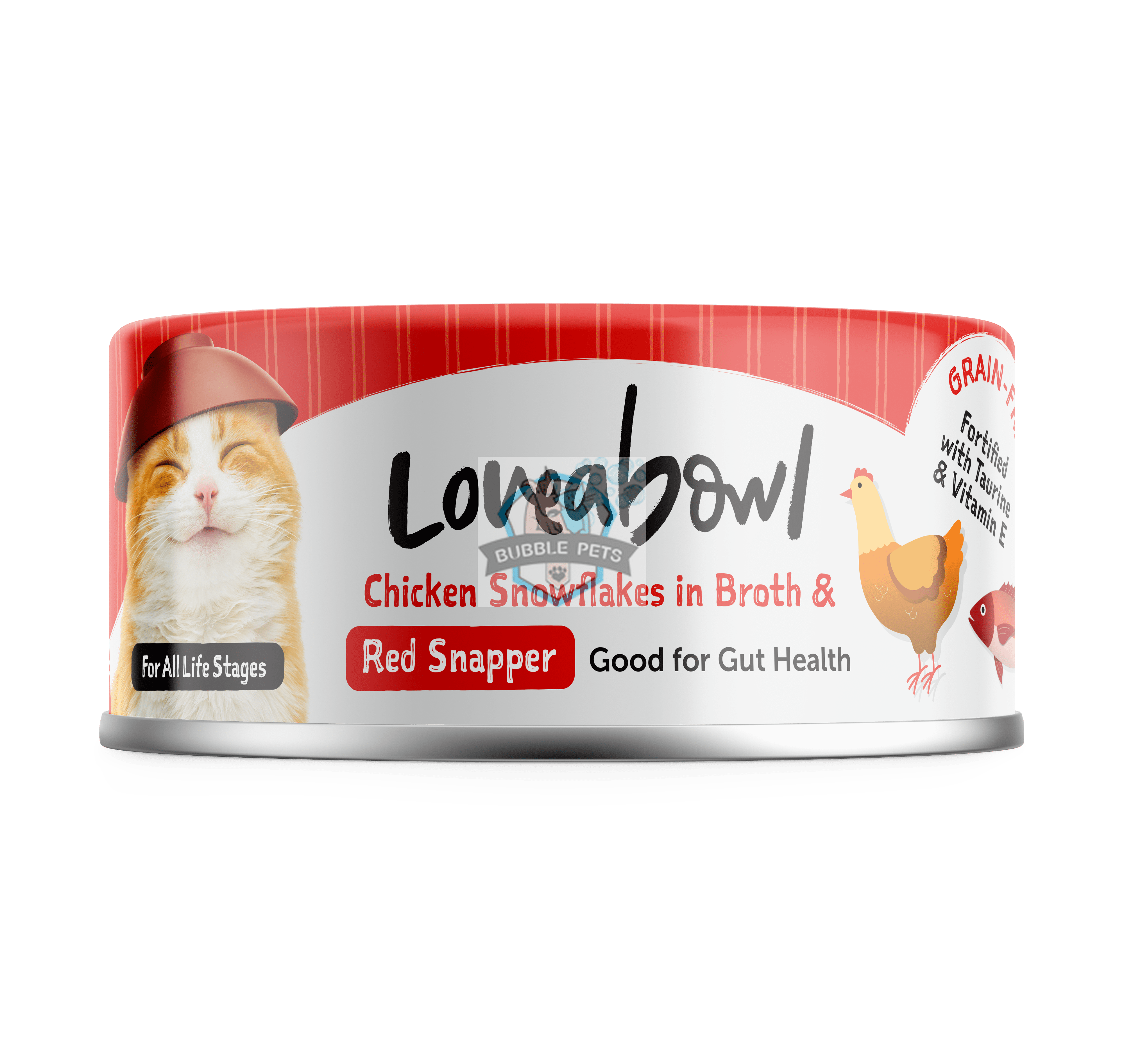 Loveabowl Chicken & Tuna in Broth Wet Cat Food 70g (Chicken & Red Snapper)