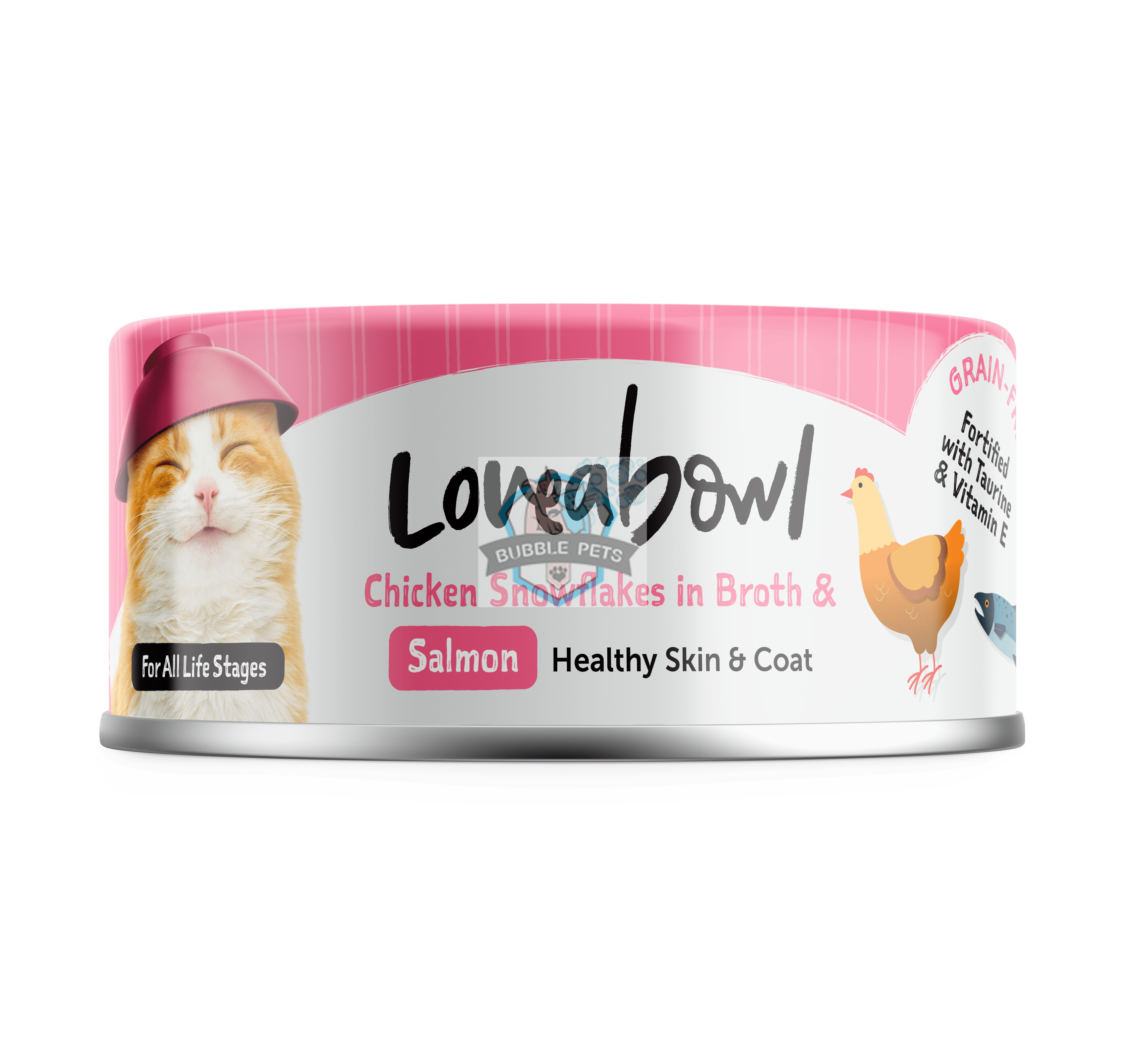 Loveabowl Chicken & Tuna in Broth Wet Cat Food 70g (Chicken & Salmon)