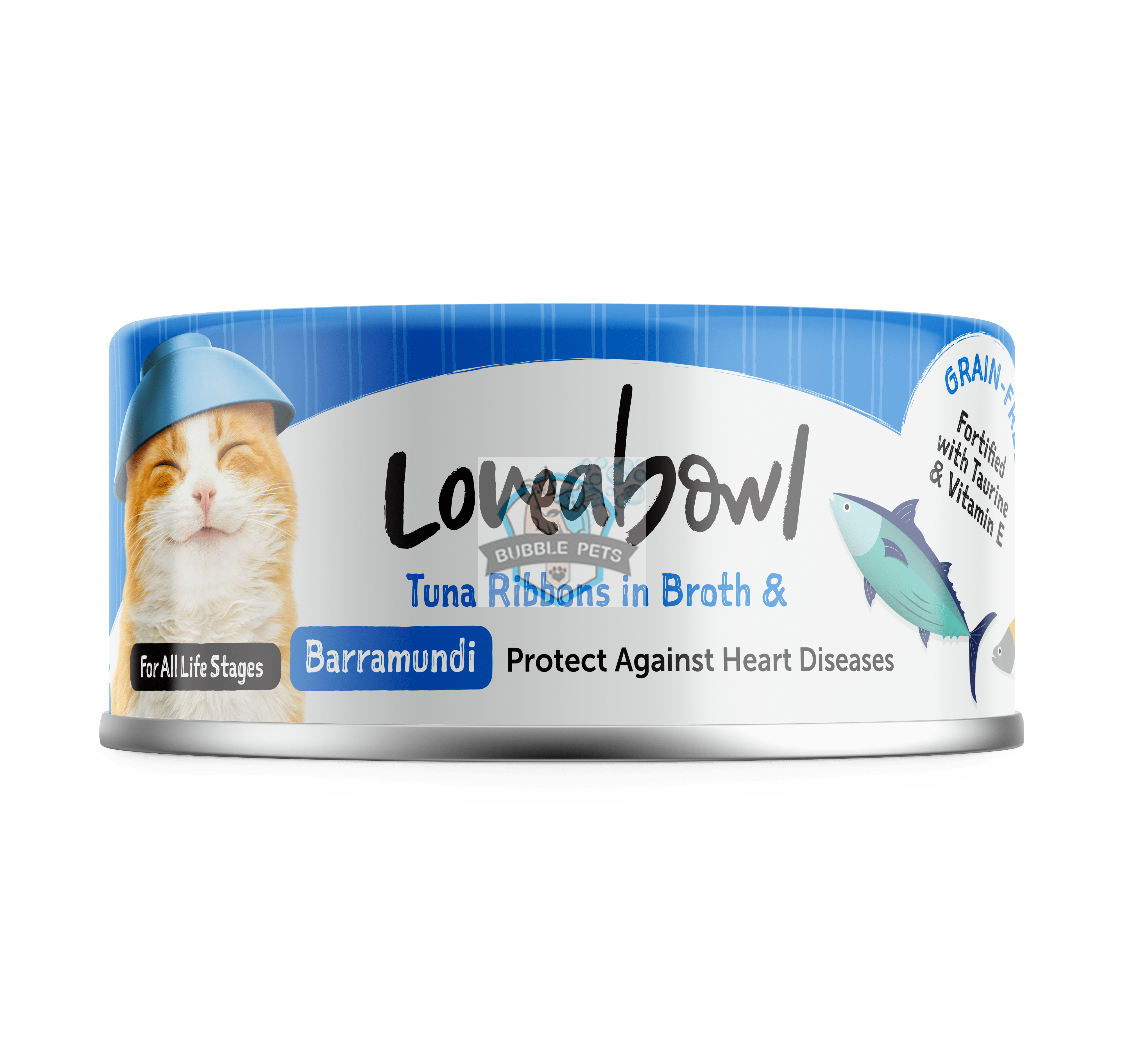 Loveabowl Chicken & Tuna in Broth Wet Cat Food 70g (Tuna & Barramundi)