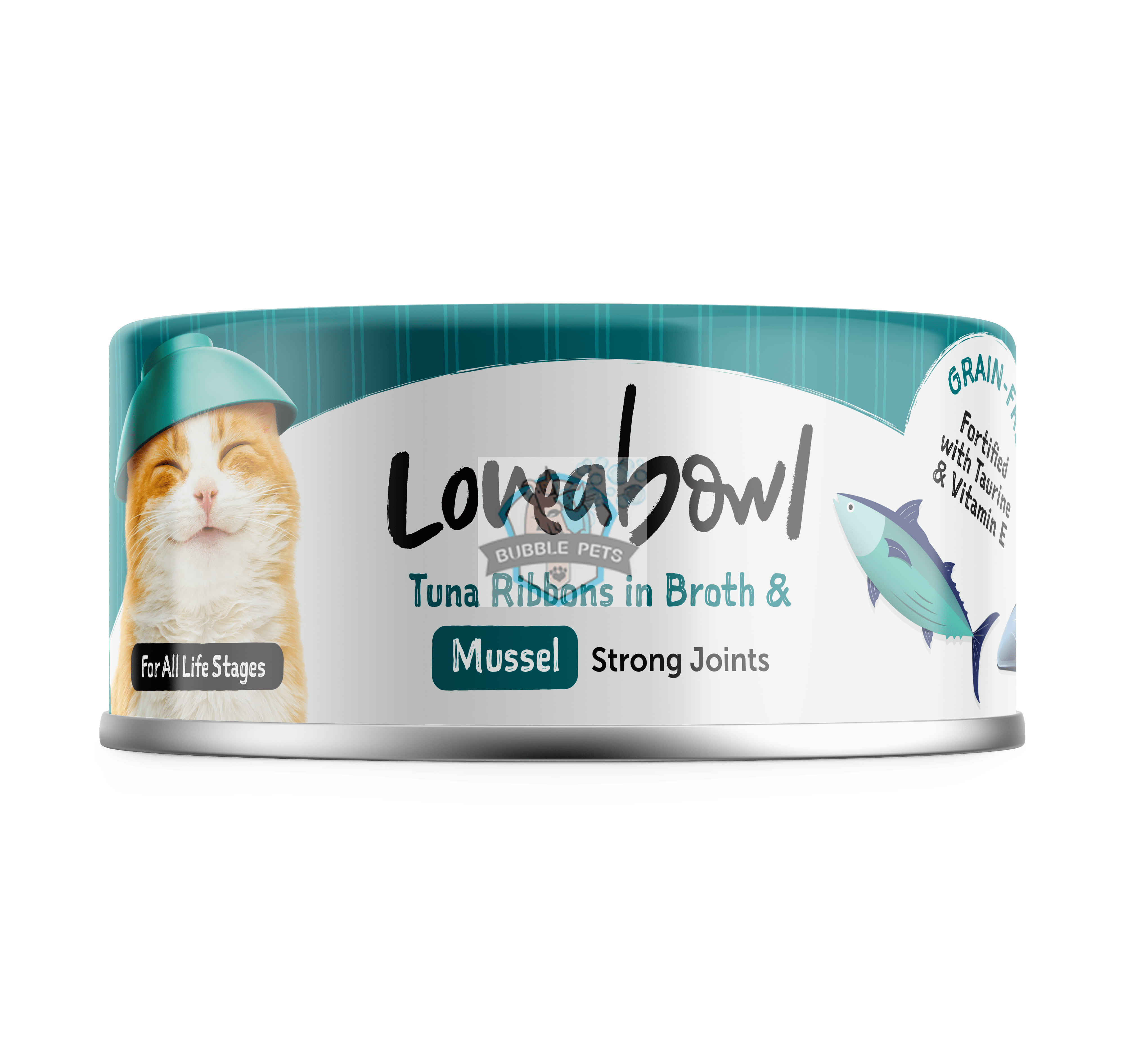 Loveabowl Chicken & Tuna in Broth Wet Cat Food 70g (Tuna & Mussel)